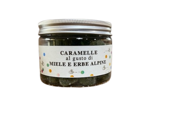 CARAMELLA AL MIELE E ERBE ALPINE